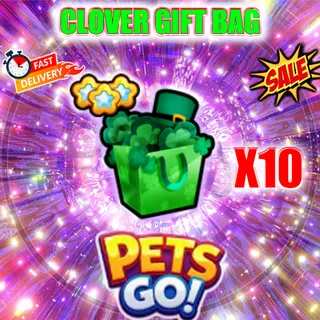 CLOVER GIFT BAG X10