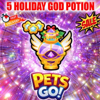 5 HOLIDAY GOD POTION