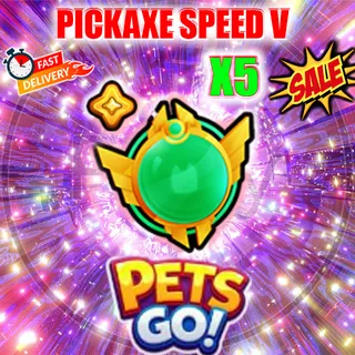 PICKAXE SPEED V X5