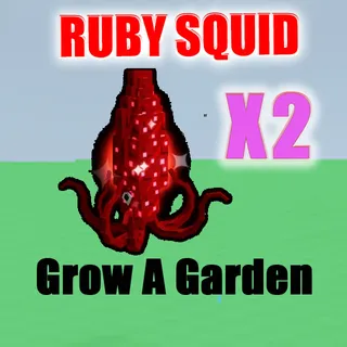 Grow A Garden Ruby Squid