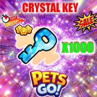 CRYSTAL KEY X1000 PETS GO