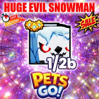 HUGE EVIL SNOWMAN