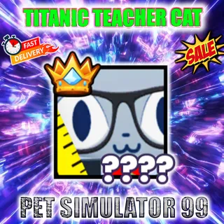 TITANIC TEACHER CAT