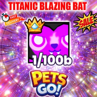 TITANIC BLAZING BAT