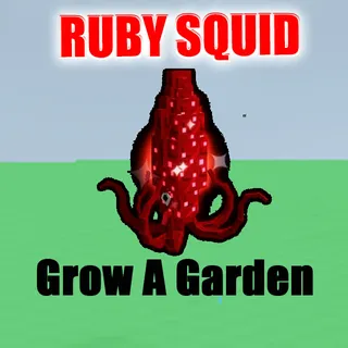 Grow A Garden Ruby Squid