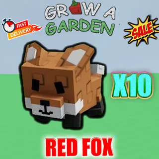 RED FOX GROW A GARDEN