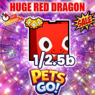 HUGE RED DRAGON