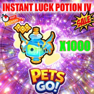 INSTANT LUCK POTION IV X1000