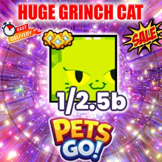 HUGE GRINCH CAT