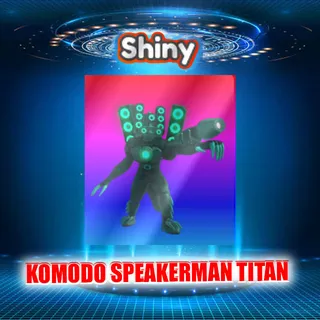 SHINY KOMODO SPEAKERMAN TITAN