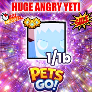 HUGE ANGRY YETI