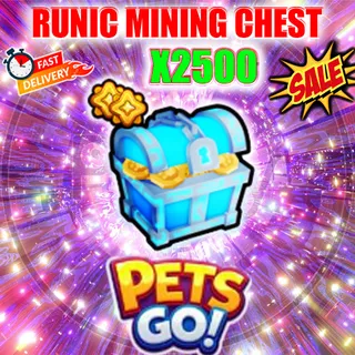 RUNIC MINING CHEST X2500