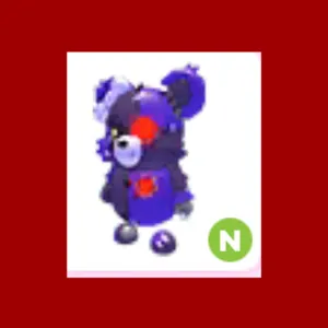 Neon patchy bear