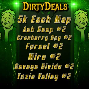 5k each treasure maps