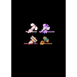 Pearl,Phosphor,Chilly e Kraken's 
