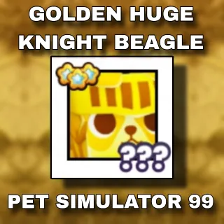 Golden Huge Knight Beagle | PS99