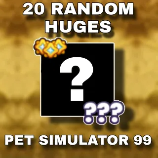 20  RANDOM HUGES | PS99