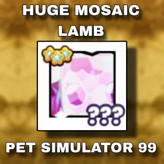 Huge Mosaic Lamb | PS99