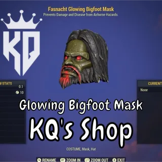 Glowing BigFoot Mask