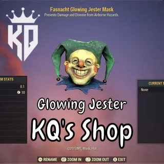 Glowing Jester Mask