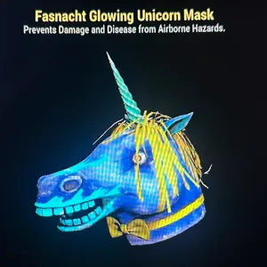 Fasnacht Glowing Unicorn