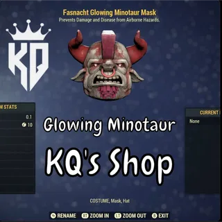 Glowing Minotaur Mask