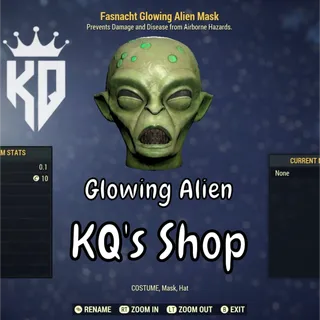 Glowing Alien Mask