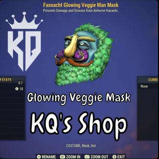Glowing Veggie Man Mask