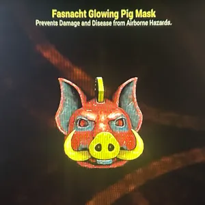 Fasnacht Glowing Pig