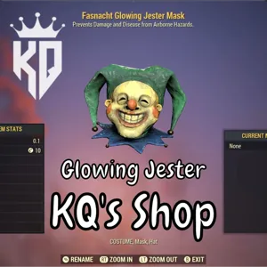 Glowing Jester Mask