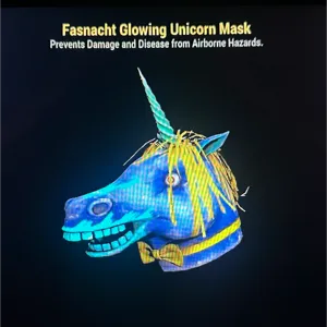 Fasnacht Glowing Unicorn