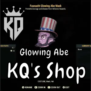 Glowing Abe Mask
