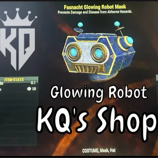 Glowing Robot Mask