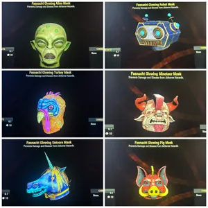 6 Glowing Fasnacht Masks