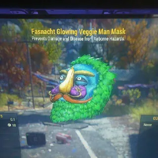 Glowing Veggie Man Mask