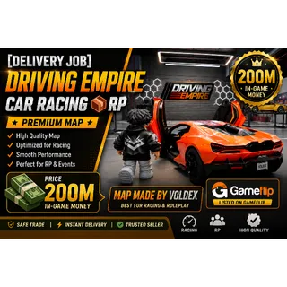 🚚 Account Driving Empire Cash 200M 💰 | Fast Delivery ⚡ | Safe Trade ✅