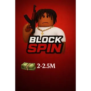 Account money Blockspin 2m-2.5m