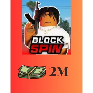 Account money Blockspin 2m-2.5m