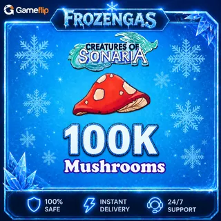 Mushroom 100k creatures of sonaria ⚡Fast delivery⚡