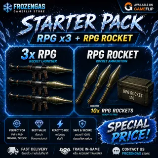  Starter Pack RPG x3 + RPG Rocket