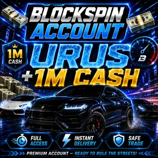 🔥 BlockSpin Account | URUS + 1M Cash | Full Access | Instant Delivery | Safe Trade