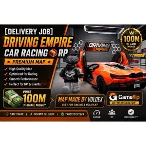 🚚 Account Driving Empire Cash 100M 💰 | Fast Delivery ⚡ | Safe Trade ✅