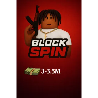Account money Blockspin 3-3.5M