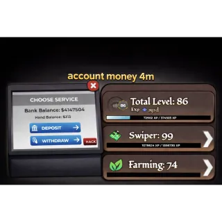 Account money Blockspin 4M instant delivery