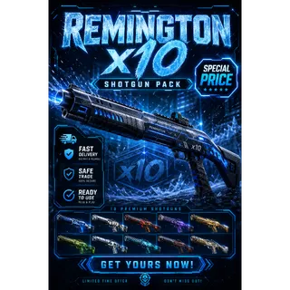 Blockspin REMINGTON x10 – Shotgun Pack | Special Price | Fast & Safe Delivery 