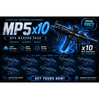 Blockspin MP5 x10 – SMG Pack | Special Price | Fast & Safe Delivery