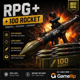 RPG+ + 100 Rockets | Fast Delivery | Safe Trade