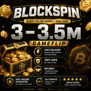 Account money Blockspin 3-3.5M