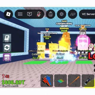 Gold Capitano Moby + Gold Garmma