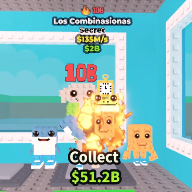Steal A Brainrot Sur Roblox - Collection Brainrot - 135M/s - Livraison Rapide